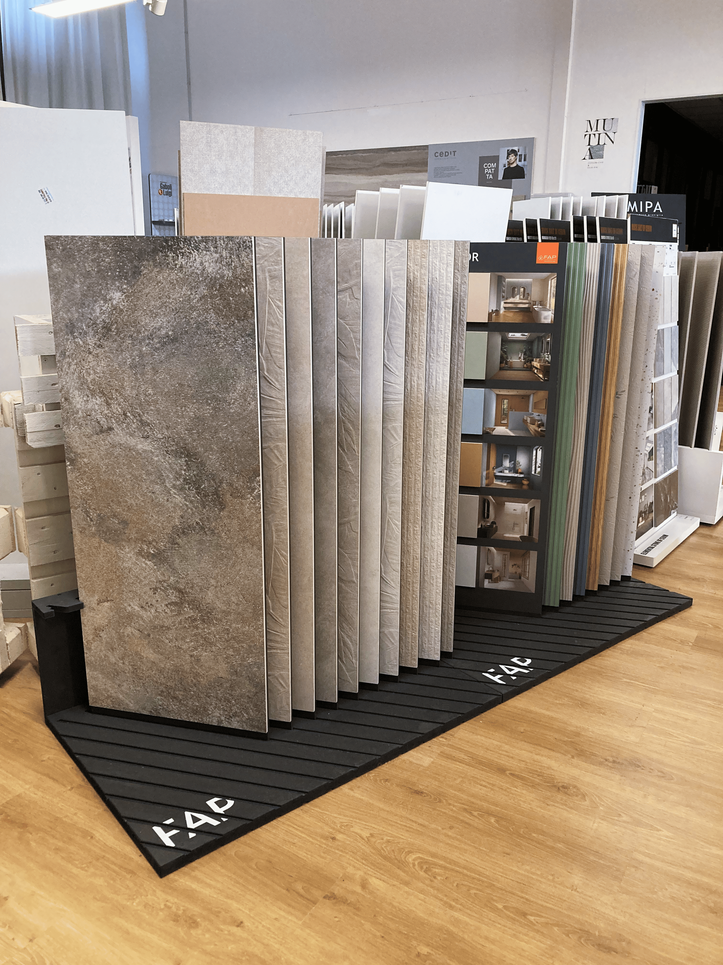showroom lastre gres porcellanato